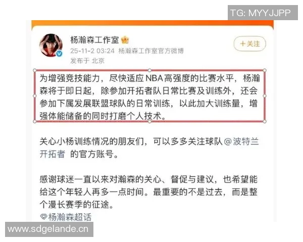 媒体人分析杨瀚森生涯开局受限于开拓者整体节奏不协调问题